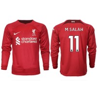 Liverpool Mohamed Salah #11 Fotballklær Hjemmedrakt 2022-23 Langermet